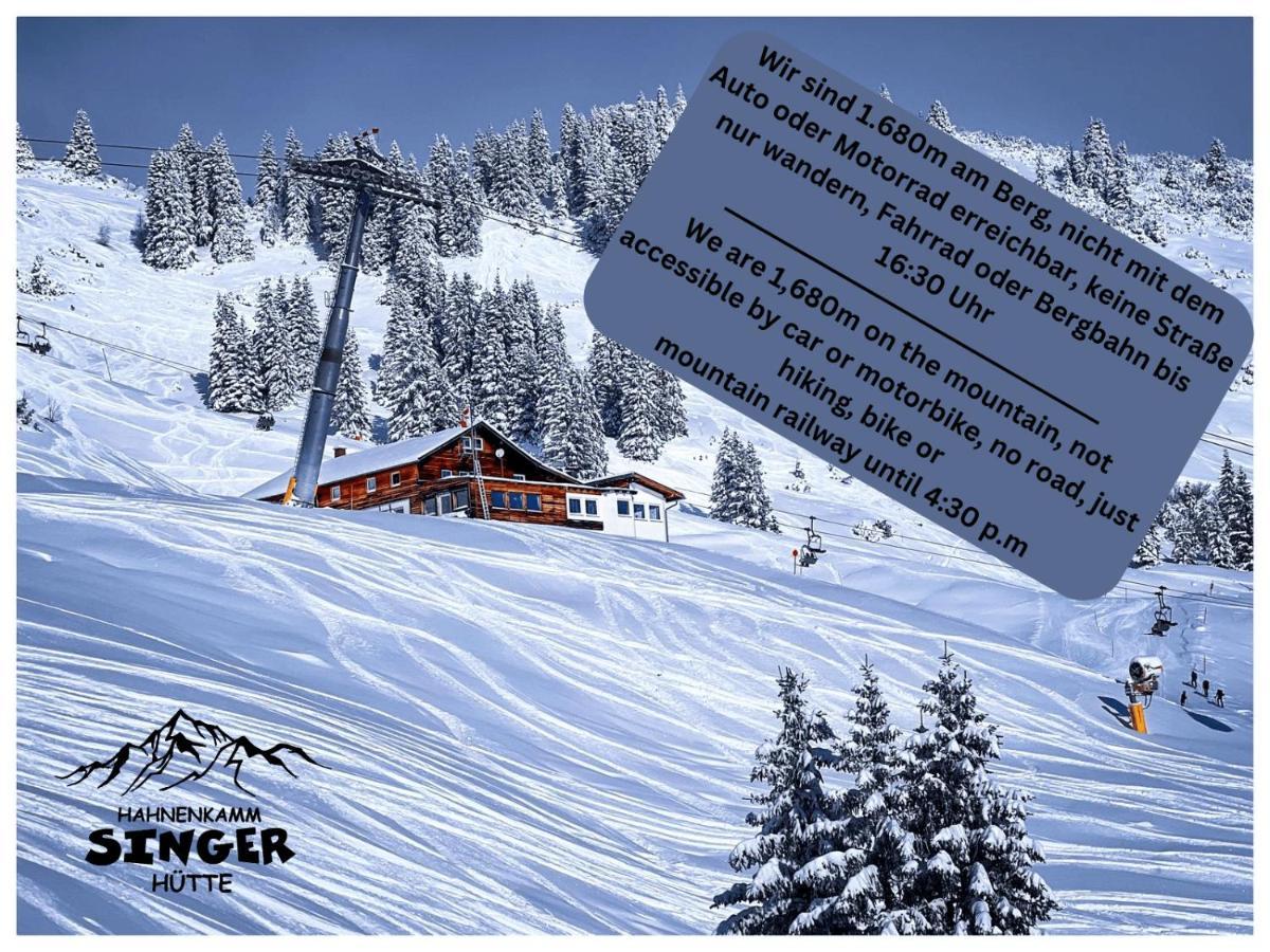 Berggasthof Singerhutte In Hofen, Reutte Hotel Luaran gambar